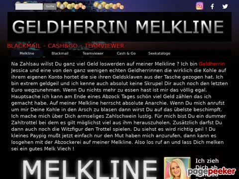 mehr Information : Melkline für Geldsklaven